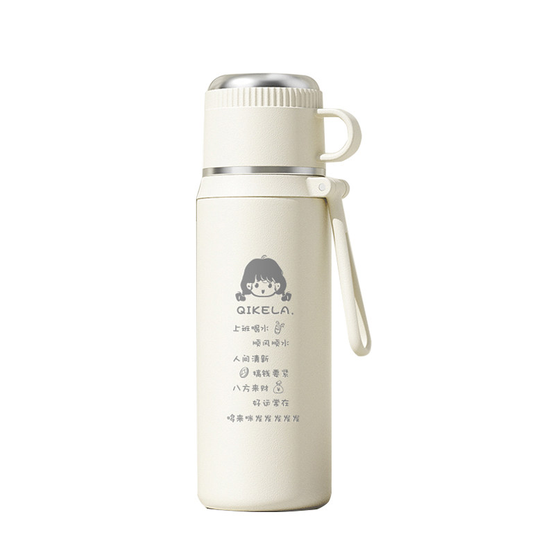 316不锈钢一盖三饮保温杯