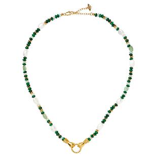 【王霏霏同款】Missoma珍珠手拉手多巴胺宝石项链轻奢礼物