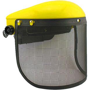 园艺面罩割草机割草面罩铁丝防铁屑木屑锯末油锯园林铁网面具防护