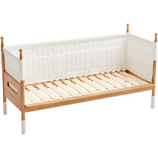 林氏KIDS家居拼接床加高护栏无缝拼接婴儿床实木儿童床大人可睡