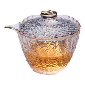 高颜值茶杯冰川小品杯泡茶盖碗