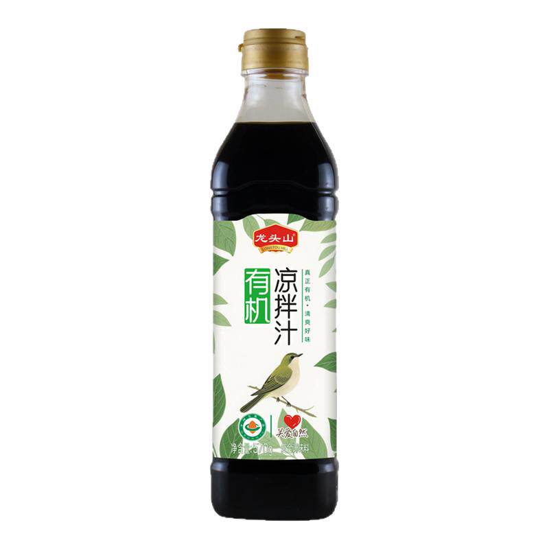 龙头山有机凉拌汁官方老字号0脂厨房凉拌菜佐餐调味570g家用调味