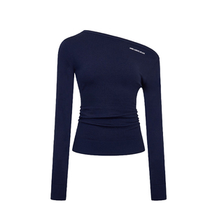 ANN ANDELMAN   25新款女士三穿薄款一字肩针织衫银泰百货 301286