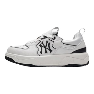 26春季新款MLB情侣板鞋NY复古防滑厚底增高运动休闲鞋3ASXM096N