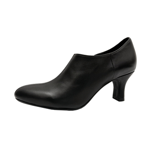 柜雅氏女靴真皮加绒高跟鞋柔软舒适牛皮及裸靴软面软底侧拉链短靴