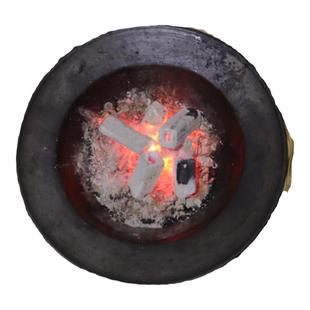 家用炭盆老式烤火盆铸铁炭火盆围炉煮茶取暖烤火炉室内烧烤架碳盆