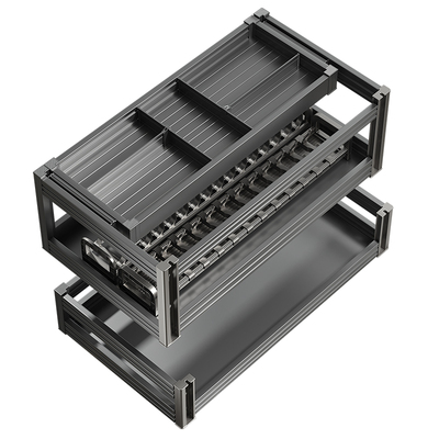 拉篮箭牌铝合金抽屉式