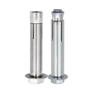 304不锈钢外六角膨胀螺丝内置式镀锌内爆炸膨胀螺栓M6M8M10M12M16