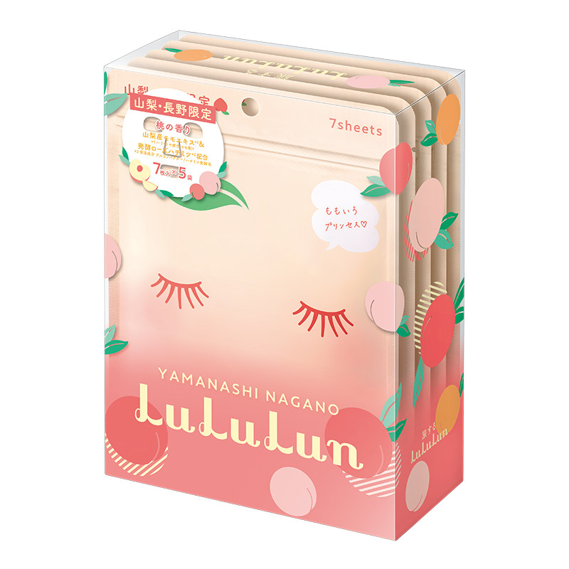 lululun山梨长野限定水蜜桃面膜