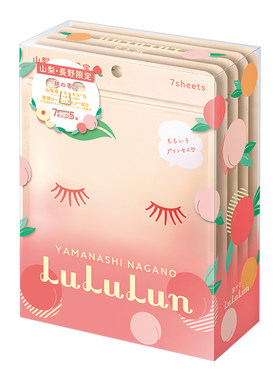 lululun山梨长野限定水蜜桃面膜