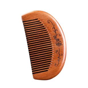 天然桃木梳子家用防静电脱发男女士专用长发直发按摩正品檀木梳质