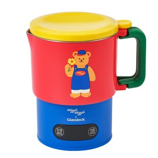 Glasslock&Wiggle联名便携式烧水壶折叠烧水杯恒温电热水壶旅行