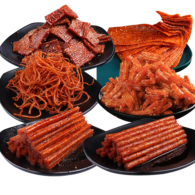 湖南特产辣条休闲零食网红回忆