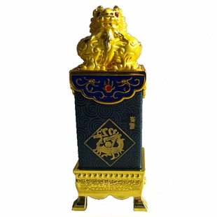 天然和田青玉印章盘龙头金镶玉青龙神兽玉石姓名书画印章商务礼品