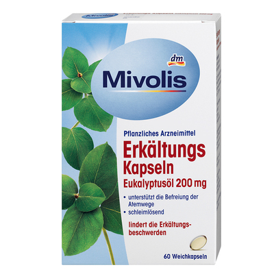 德国进口Mivolis桉树油胶囊
