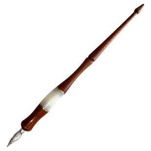 日本吴竹笔尖漫画蘸水笔木杆墨水套装｜复古速干立川斑马巨匠百乐