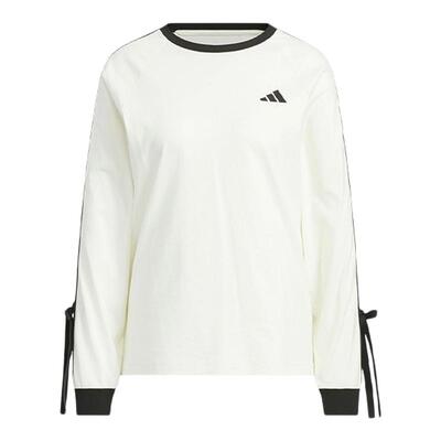 【自营】adidas阿迪达斯新款三条纹舞动系列宽松女长袖T恤 KG3859