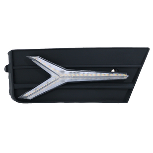 适用于17款斯柯达明锐改装Y型炫酷流光转向前雾灯改装日行灯