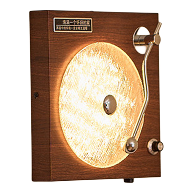中古留声机壁灯背景墙灯唱片机灯