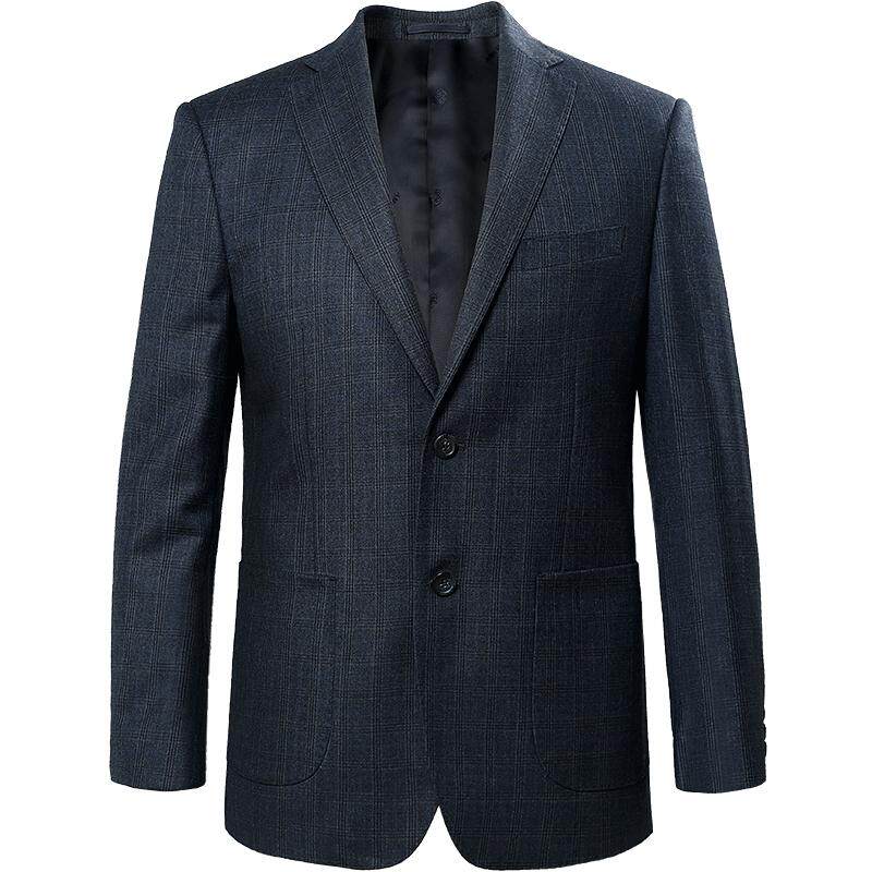 爱缪斯宽松大码羊毛休闲西服