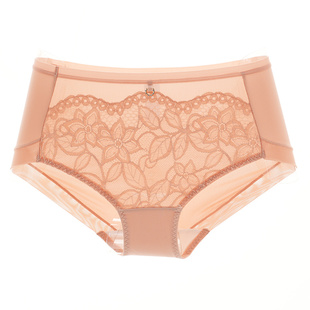 依曼丽性感蕾丝内裤女舒适透气提臀三角裤短裤