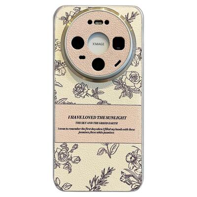 拓岚 适用华为mate80promax新款手机壳小香风素描花朵mate70/60/50/40水钻挂绳pura70/80荣耀400magic8/x7065