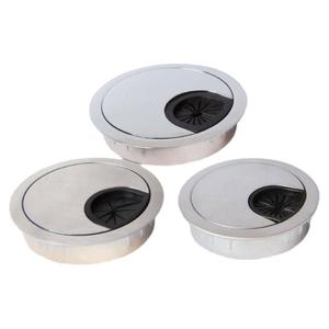 电脑台开孔保护套家用圆孔桌洞盖子桌面打孔盖板网线50 53 60MM