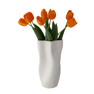 【湿感】高端郁金香假花仿真花高级仿生花束插花摆件客厅摆设花艺