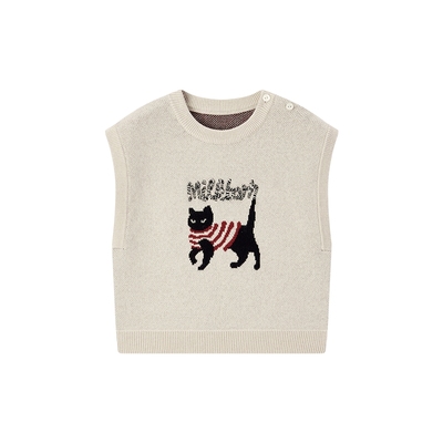 Milkbarn儿童背心针织马甲