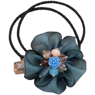 新中式高级感头绳2026新款高端马尾女扎头发发圈发绳头花头饰发饰