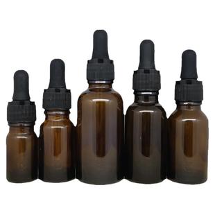 茶色玻璃胶头玻璃滴管精油瓶5ml/10ml/15ml/20ml/30ml | 金道妈妈