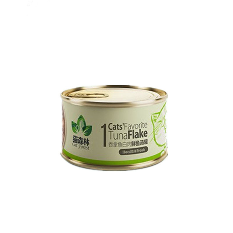 猫森林猫罐头泰国进口白肉猫罐85g*24罐成幼猫湿粮猫咪零食