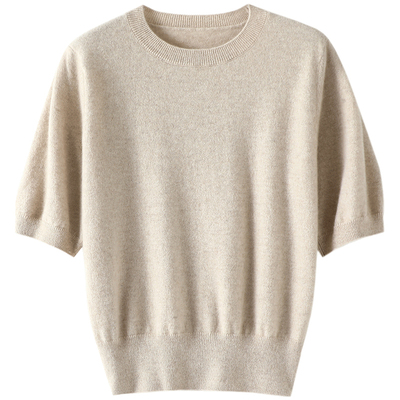 启超高端100%纯山羊绒衫