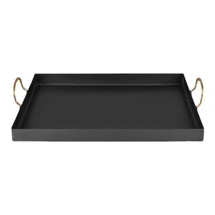 铁板烧盘平底锅煎锅方型商用煎牛排锅家用无涂层煎蛋烙饼锅长方形