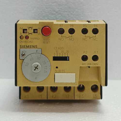 Siemens 3UB11051CM7 Overload Relay 12.550A 208240V AC Slight