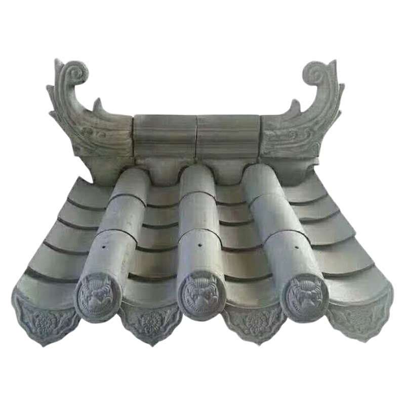 仿古小青瓦配件瓦片屋顶门楼徽派基础材料