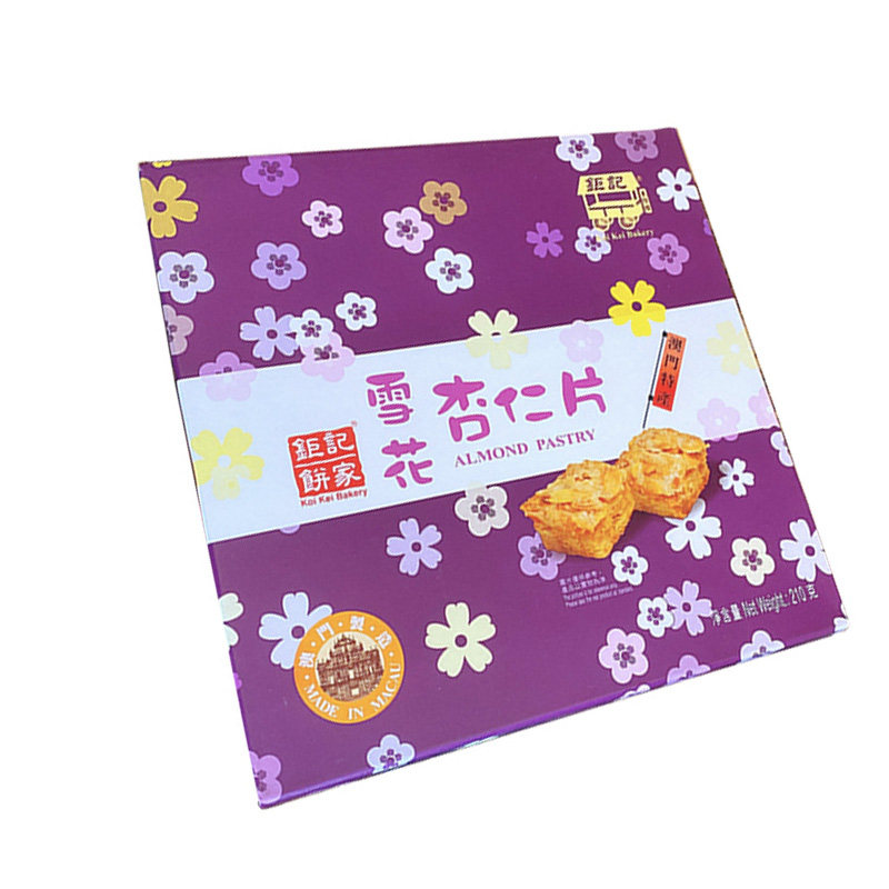 钜记饼家送礼雪花杏仁片澳门特产