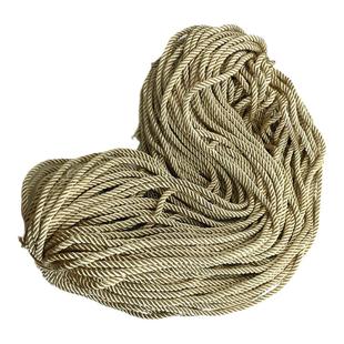 5mm亮光麻花捆绑绳子三股工艺礼品摆件装饰麻绳编织尼龙沙发滚边