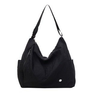 休闲斜挎包女轻便尼龙布单肩包通勤大容量学生上课多功能双肩背包