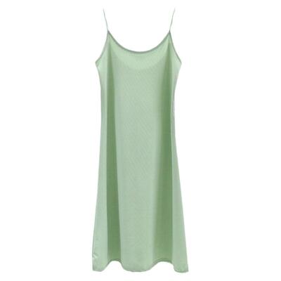 外穿薄款宽松内搭打底针织连衣裙