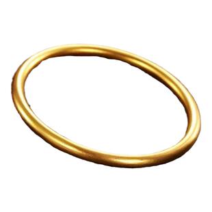 古法传承手镯女仿真黄金同款越南沙金素圈不掉色古法泥鳅背轮胎镯