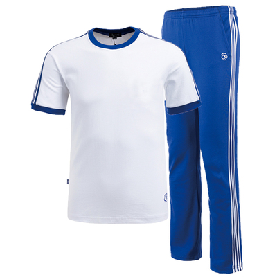 三枝梅花牌新款纯棉夏季运动套装