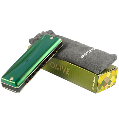 日本铃木C-20布鲁斯口琴压音容易