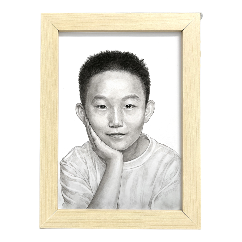 美院纯手绘来图定制 素描代画人物肖像彩铅人物画像定制 生日礼物