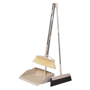 猪鬃毛扫把套装扫把簸箕组合家用软毛扫帚鬃毛扫地笤帚捎把刮水器