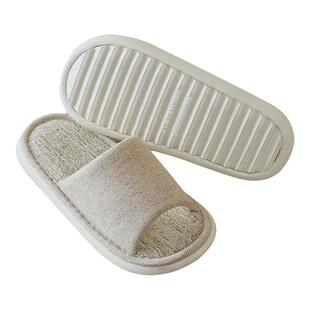 四季棉麻拖鞋家居室内家用吸汗厚底地板麻拖鞋女式布拖鞋男款居家