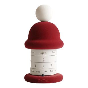 纳茉【小雪屋】万年历日历书房书柜桌面创意摆件新年礼物小众高级