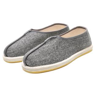 春秋居士鞋女禅意单鞋僧鞋秋季复古尼姑鞋软底禅修鞋千层底布鞋女