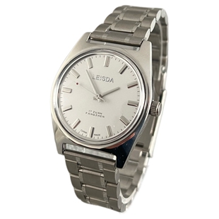LEISDA品牌正品上海7120上链机械表经典简约防水复古中古男士手表