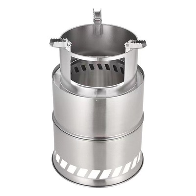 户外柴火炉不锈钢便携折叠烧水炉